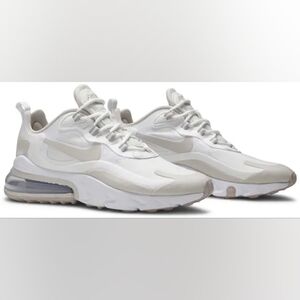 Nike Women's Air Max 270 React 'Summit White Orewood Brown Sneakers Size 7 US